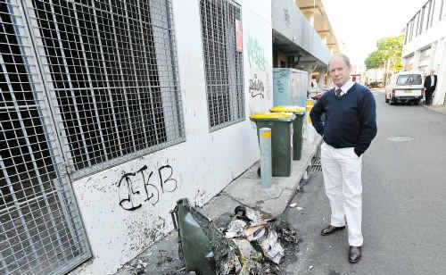 Andrew Fraser is frustrated by the continuing vandalism attacks in our city. Andrew Fraser is frustrated by the continuing vandalism attacks in our city.